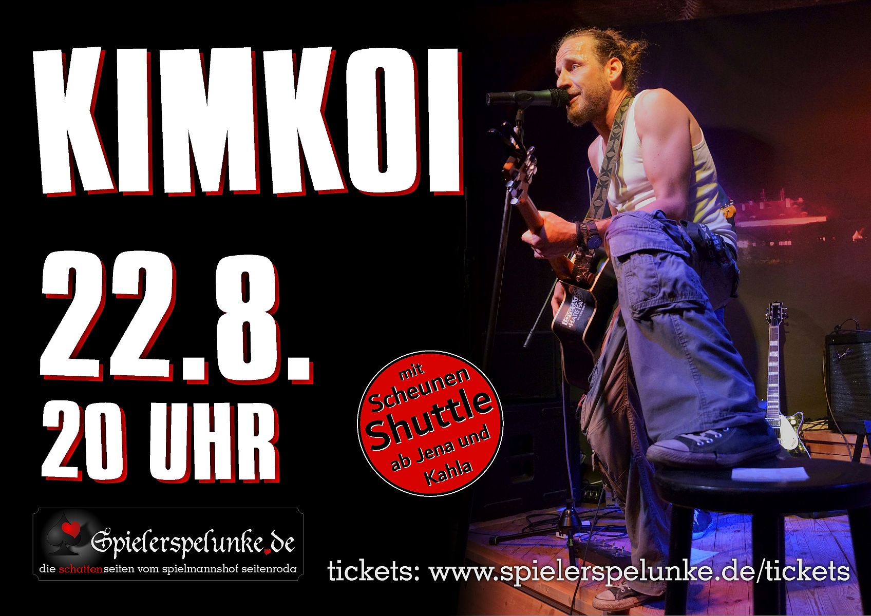 22.8. KIMKPI live in der Spielerspelunke 22.8. KIMKPI live in der Spielerspelunke