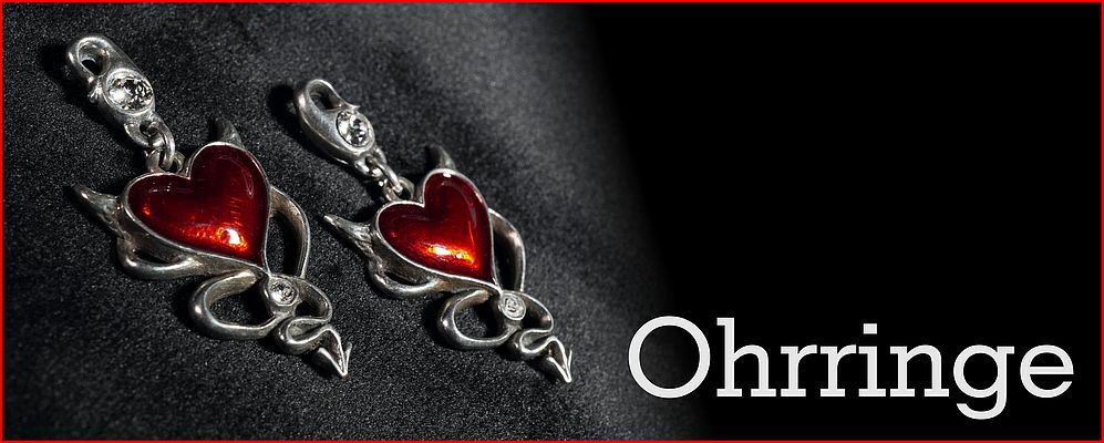 Szene Ohrschmuck Gothic Biker Steampunk earrings