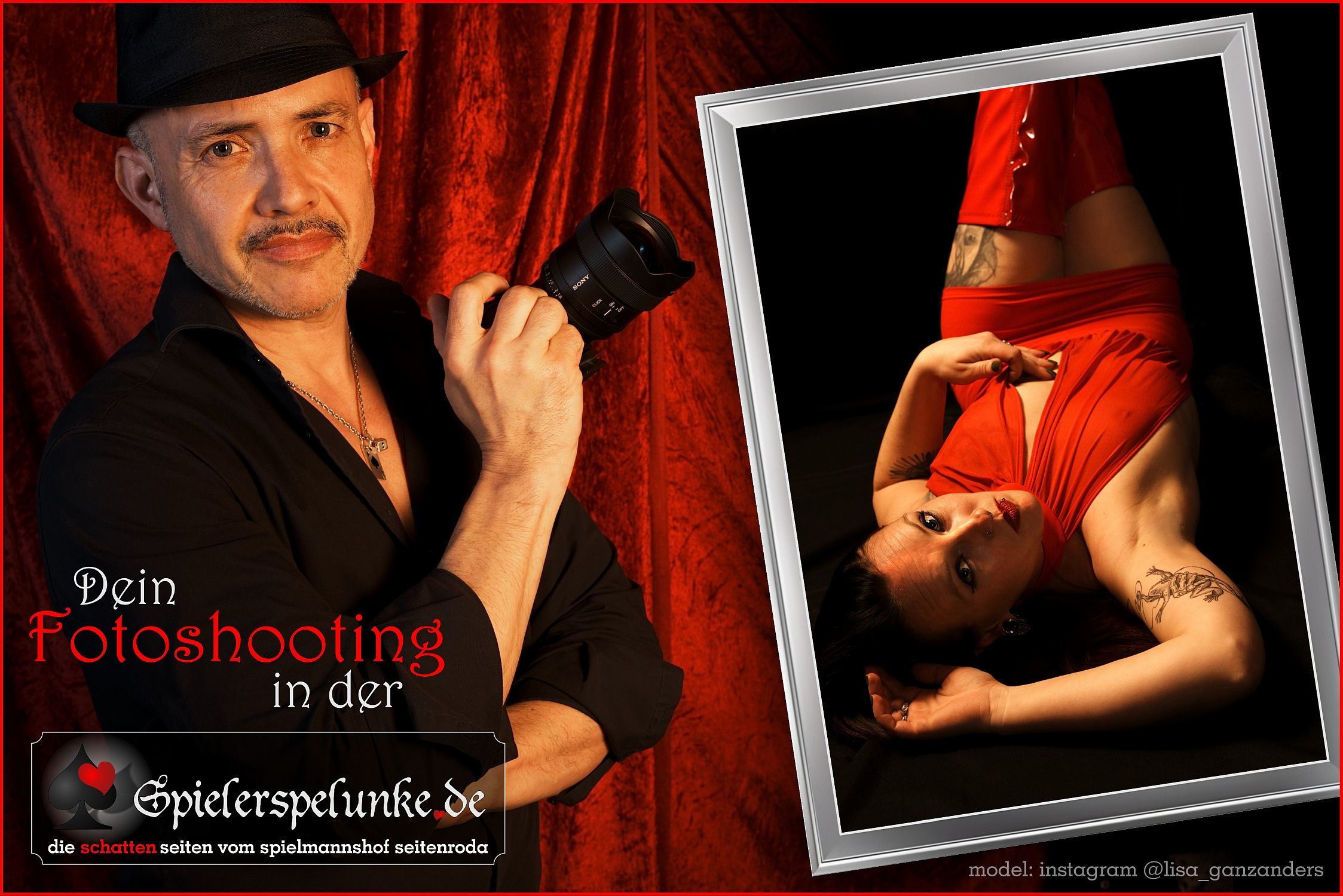 Dein Fotoshooting in der Spielerspelunke erleben