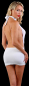Preview: sexy minikleid schwarz partykleid clubkleidneckholder transparent spielerspelunke