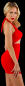 Preview: stretch minikleid schulterfrei kreuztop neckholder rot spielerspelunkeuztop neckholder weiß spielerspelunke