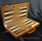 Preview: backgammon spielekoffer nussbaum ahorn