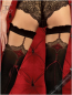 Preview: sexy halterlose strümpfe schwarz dessous straps