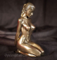 Preview: akt bronze erotik figur frau nackt kniend mit pferdeschwanz spielerspelunke