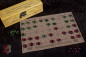 Preview: reisespiel lederspiel holzspielesammlung holzschatule glasmurmeln historische brettspiele fanorona latrunculi spielerspelunke