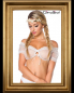 Preview: sexy bauchfrei schulterfrei bluse weiss transparent spielerspelunke