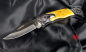 Preview: western biker camping klappmesser adler relief