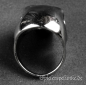 Preview: Edelstahlring poliert Totenkopf Skull