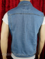 Preview: Herren Jeansweste mit Knöpfen blue Denim