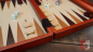 Preview: backgammon spielekassette erle mahagonifarben