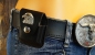 Preview: biker leder guerteltasche zigaretten feuerzeug