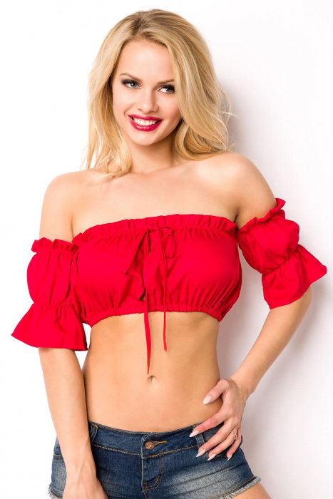 sexy bauchfrei schulterfrei bluse