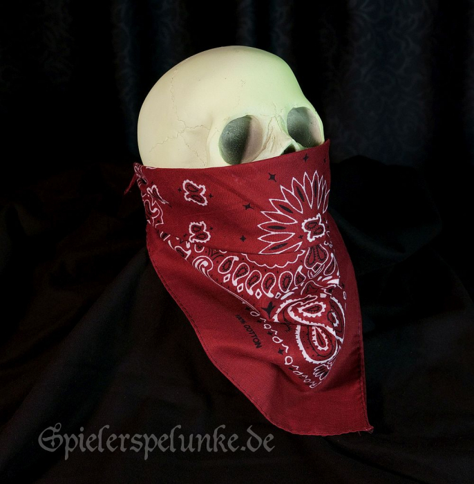 spielerspelunke bandana burgund weiss paisley