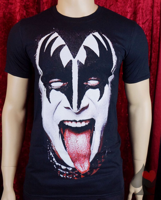 kiss gene simmons merchandise herren shirt