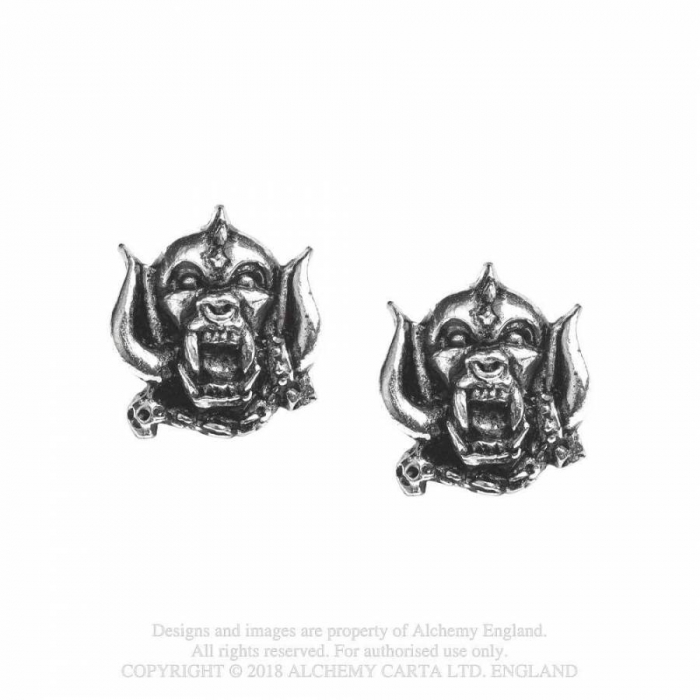 Spielerspelunke Ohrstecker Zinn Rock Merchandise Motörhead Warpig