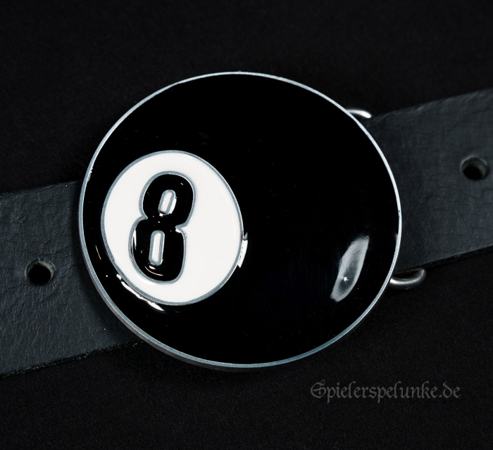 Gürtelschnalle Gothic Punk Biker Western Billard Pool spielerspelunke