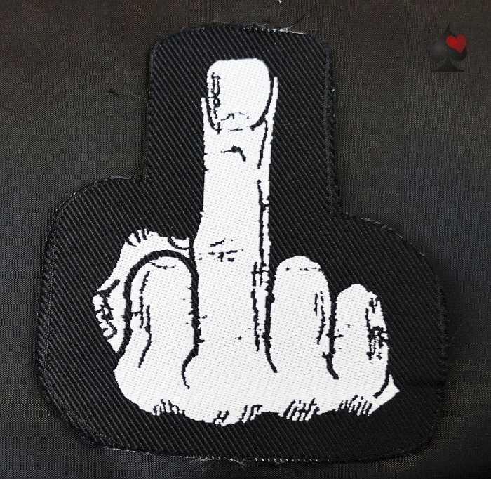 aufnäher fuck off