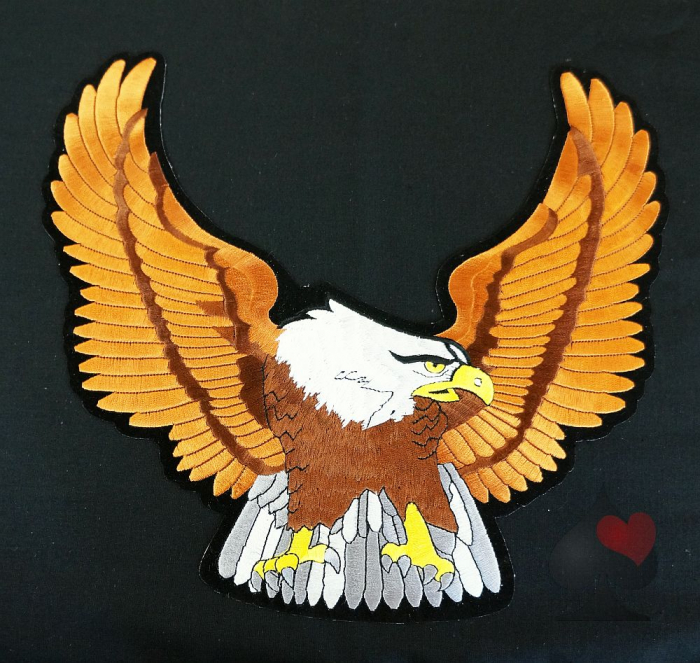 backpatch rückenaufnäher weißkopf seeadler