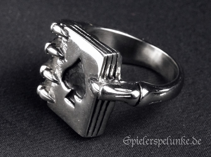 Edelstahlring Ace of Spades