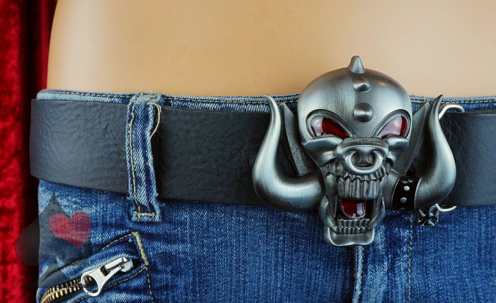 gürtelschnalle warpig von motörhead