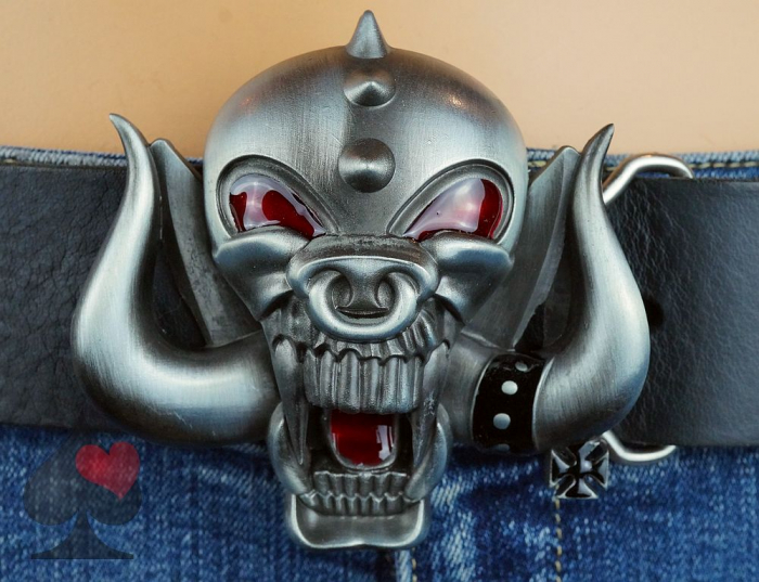 gürtelschnalle warpig von motörhead