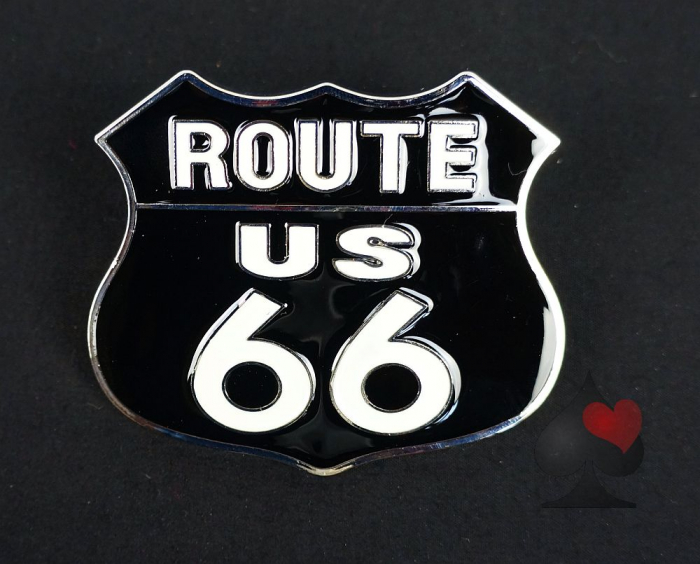 Gürtelschnalle Biker Route 66