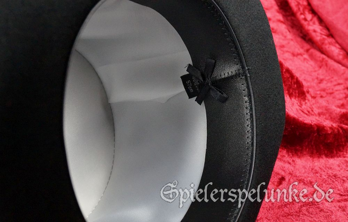 spielerspelunke zylinder 11cm wollfilz schwarz