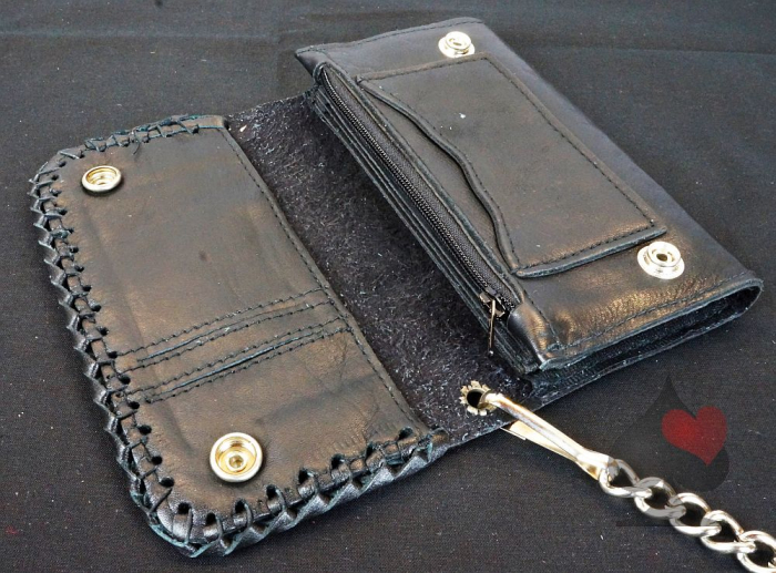 spielerspelunke biker geldbörse brieftasche