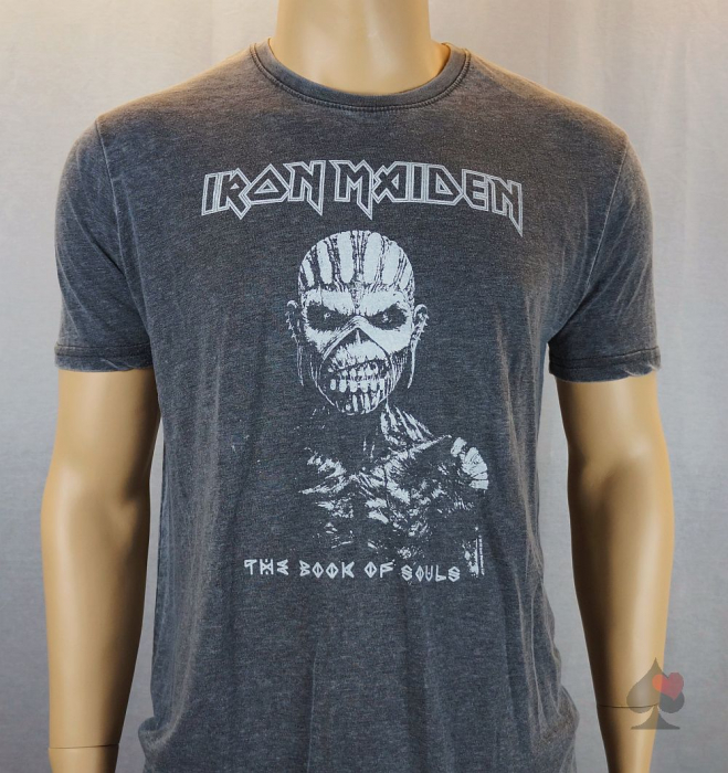 iron maiden book of souls mens vintage shirt
