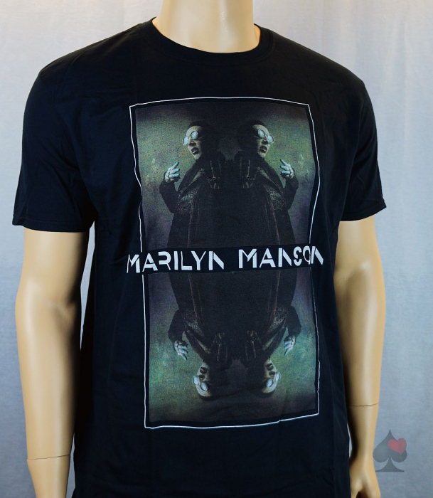 marilyn manson mirrored mens vintage shirt