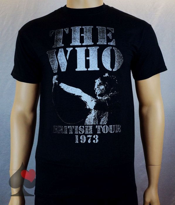 the who british tour 1973 t-shirt