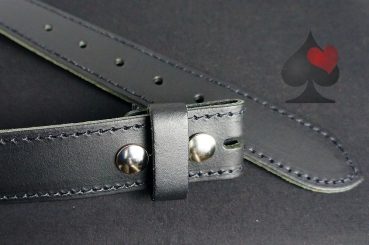 Wechselgürtel schwarz  Leder