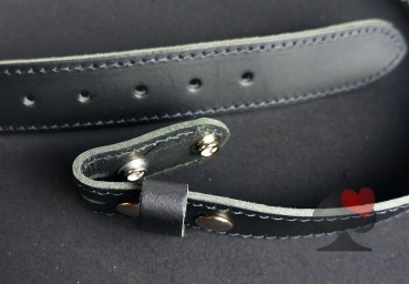 Wechselgürtel schwarz  Leder