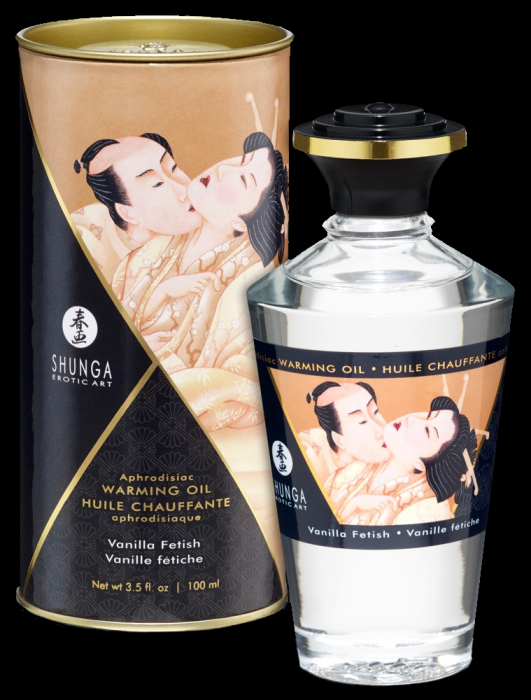 luxuriöses Massageöl "Vanilla Fetish" mit kribbelndem Wärmeeffekt 100ml