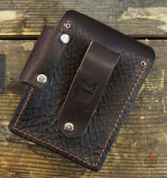 biker leder guerteltasche zigaretten feuerzeug