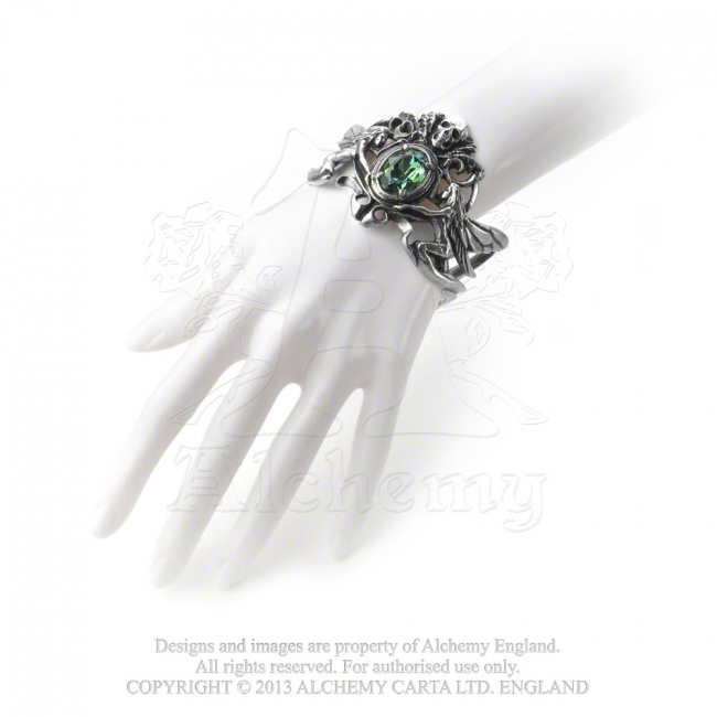 Zinn Armband La Fleur de Baudelaire