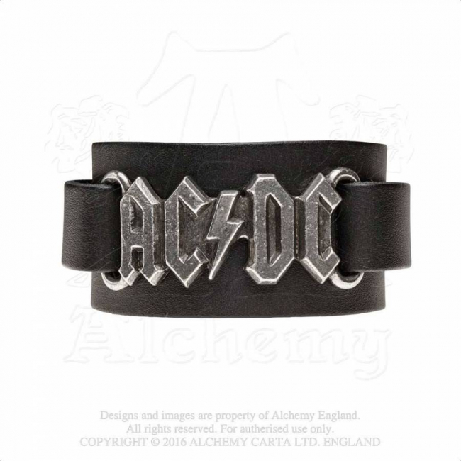 Lederarmband AC/DC