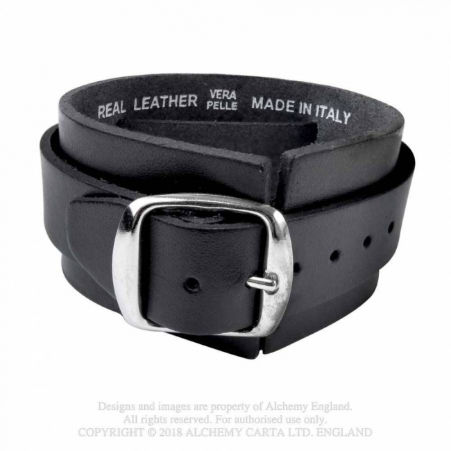 Lederarmband AC/DC