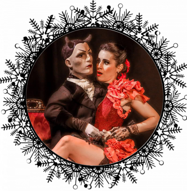 burlesque tanz show parfait de la neige absinthnacht spielerspelunke