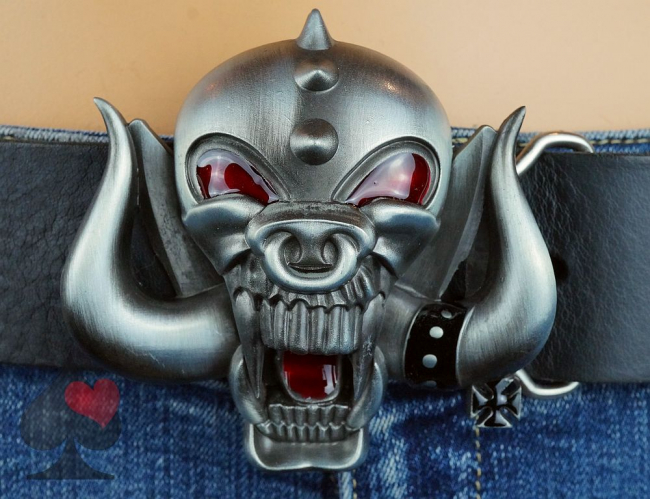 gürtelschnalle warpig von motörhead