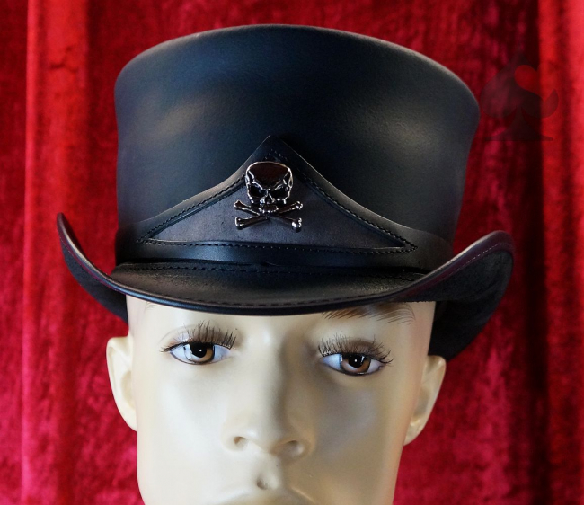 spielerspelunke lederhut el dorado skull schwarz