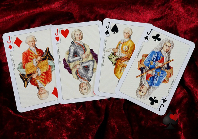 romme bridge canasta rococo