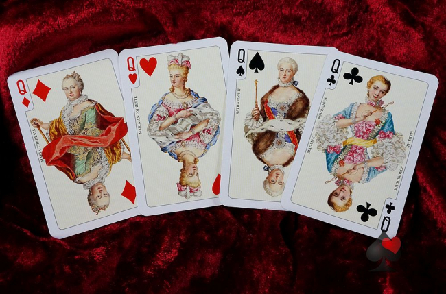 romme bridge canasta rococo