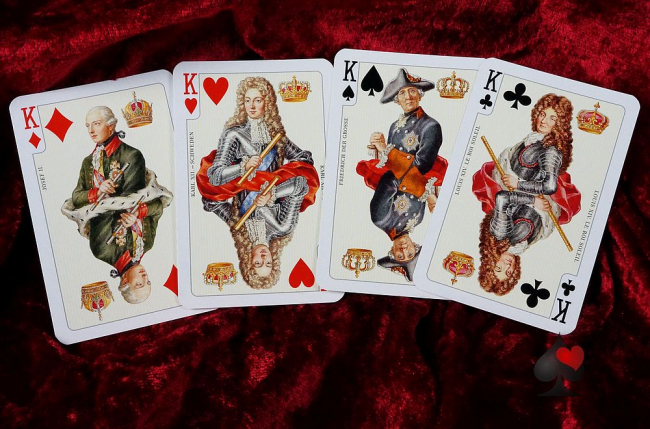 romme bridge canasta rococo
