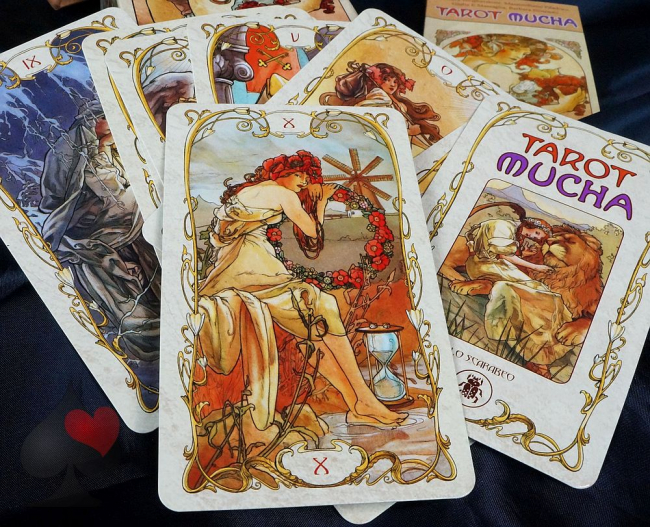 luxus tarot alfons mucha