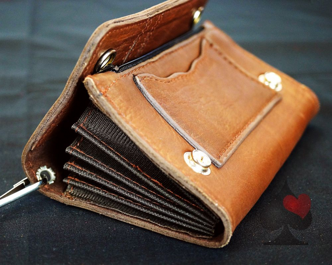 spielerspelunke biker geldbörse brieftasche