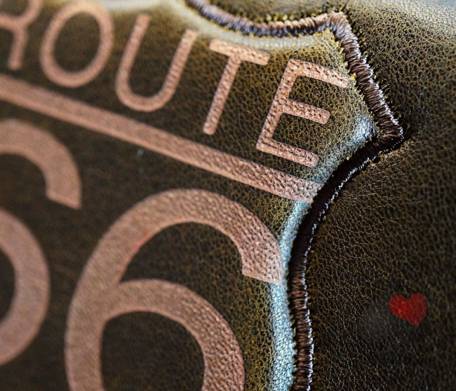 spielerspelunke biker geldbörse brieftasche wallet route 66