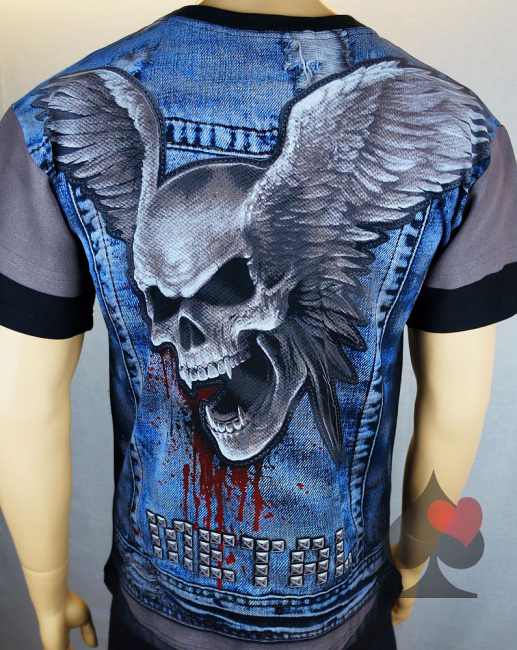 biker rocker shirt thrash metal