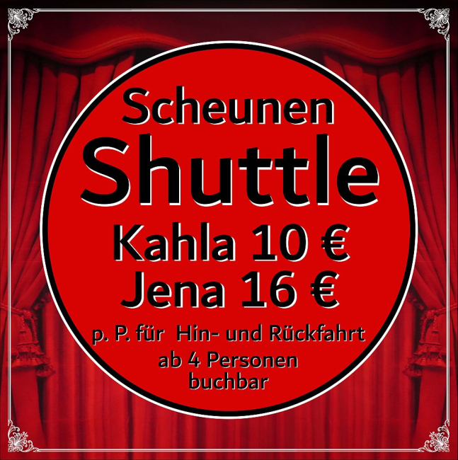 shuttleservice veranstaltungen spielerspelunke