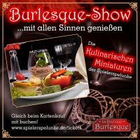 Kulinarische Miniaturen zur Burlesque-Show von Parfait de la Neige am 25. Oktober